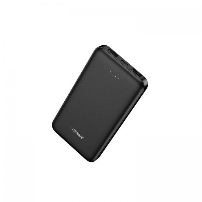 Veger - VEGER powerbank 10 000 mAh 2A A10 (W1065) black