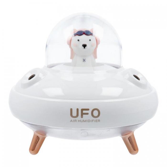 A-One Brand - Aromaterapimaskin Luftfuktare/Diffusor UFO - Vit