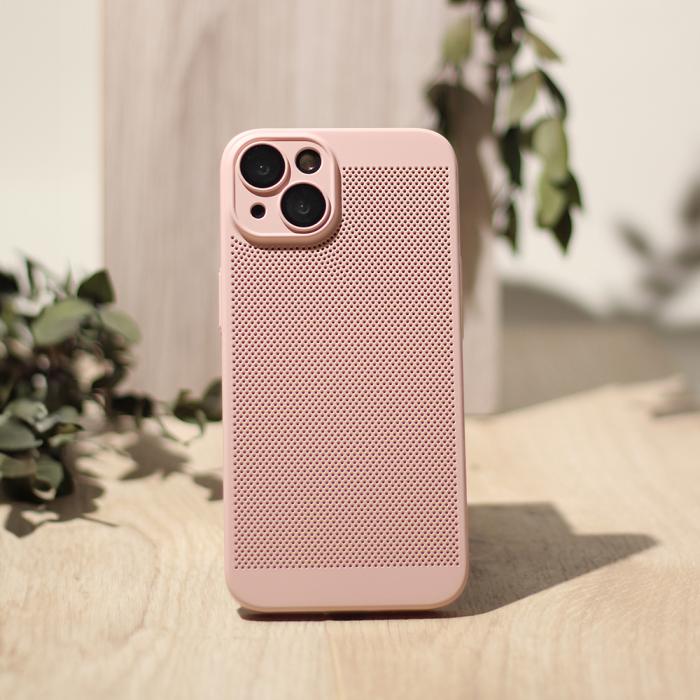 OEM - Porous Skalfr iPhone 15 Plus Rosa