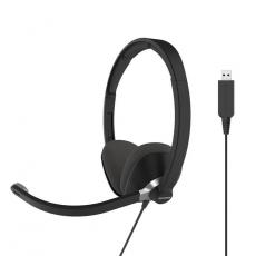 Koss - KOSS Headset CS300 On-Ear USB - Svart