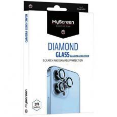 MyScreen - MyScreen Galaxy S25 Plus Kameralinsskydd Härdat Glas Diamond - Svart