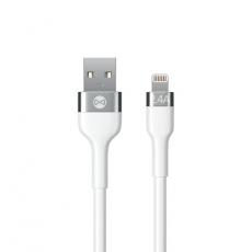 Forever - Forever Flexible USB-A till Lightning kabel 1m 2,4A - Vit