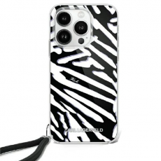 KARL LAGERFELD - Karl Lagerfeld iPhone 16 Pro Max Mobilskal IML Zebra Pattern