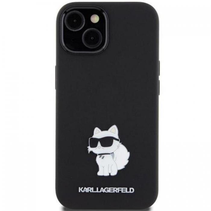 KARL LAGERFELD - KARL LAGERFELD iPhone 15/14 Plus Mobilskal Silikon Metal Pin