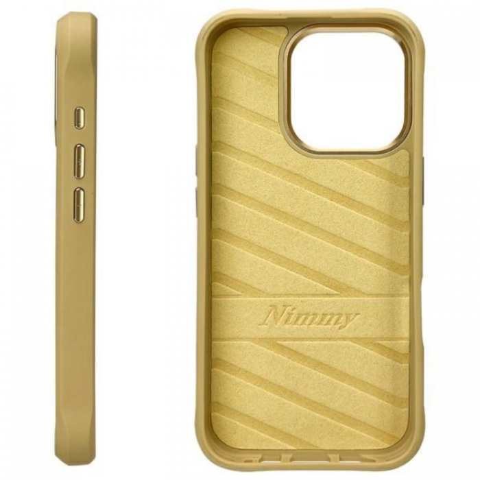 NIMMY - Nimmy iPhone 16 Pro Max Mobilskal Big Eyed Pet 2.0 Cat - Khaki