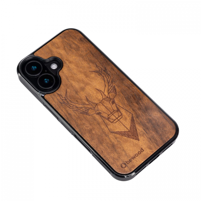 Bewood - Bewood iPhone 16 Mobilskal Deer Imbuia