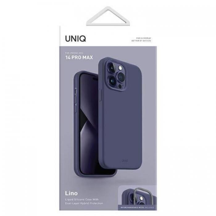 UNIQ - Uniq iPhone 14 Pro Max Mobiskal Lino - Lila