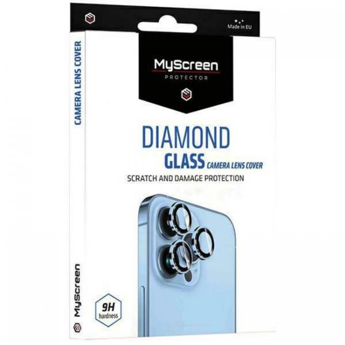 MyScreen - MyScreen Galaxy S25 Plus Kameralinsskydd Hrdat Glas Diamond - Svart