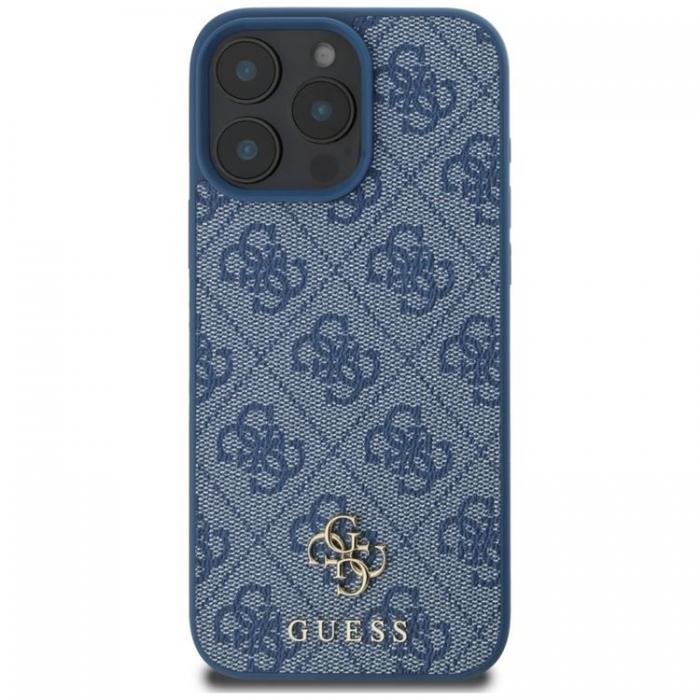 Guess - Guess iPhone 16 Pro Mobilskal MagSafe HC PU 4G Small Classic - Bl