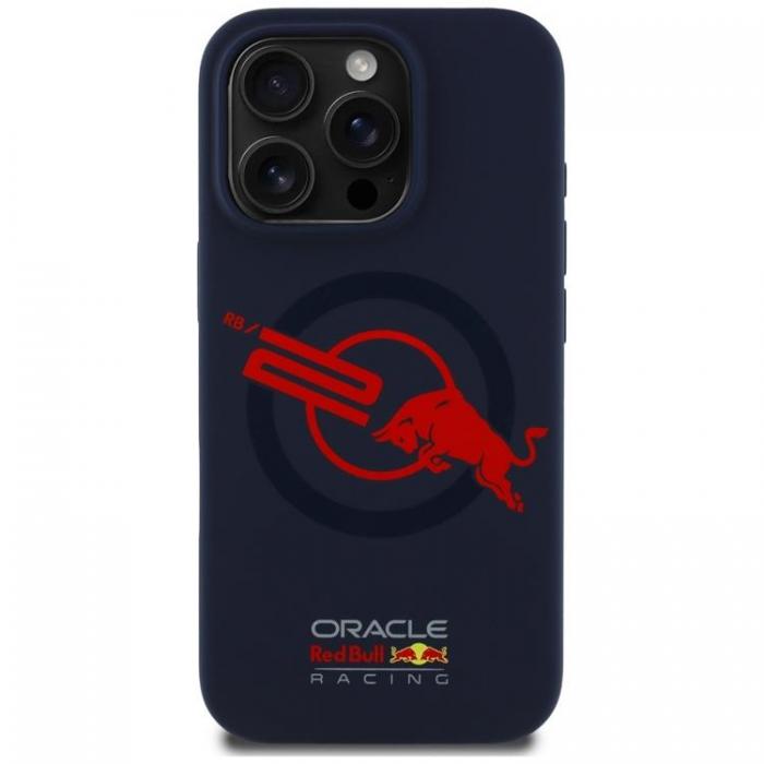 Red Bull - Red Bull iPhone 16 Pro Mobilskal MagSafe HC Silikon Red Lining ORB20 - Navy