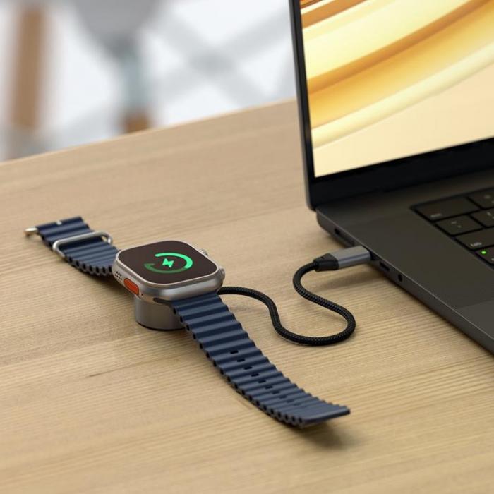 Satechi - Satechi USB-C Magnetisk Snabbladdningskabel fr Apple Watch