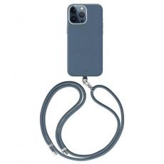 UNIQ - UNIQ iPhone 15 Pro Max Halsbandsskal Magsafe Coehl Muse - Blå