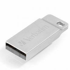 Verbatim - Verbatim Pendrive 16GB USB-A 2.0 Metal Executive - Silver