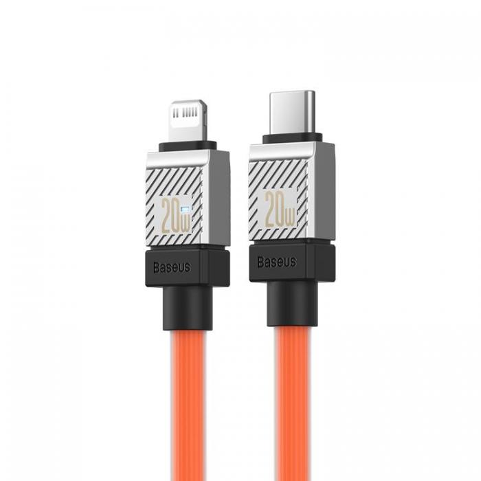 BASEUS - Baseus USB-C till Lightning kabel 20W 1m CoolPlay - Orange