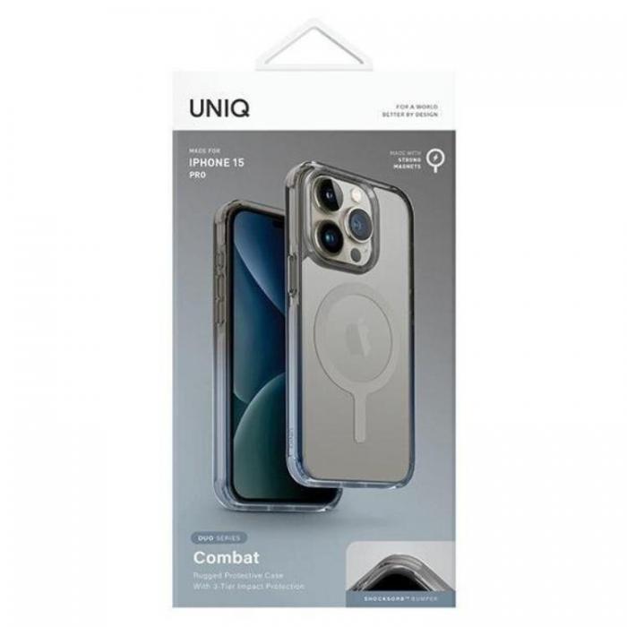 UNIQ - UNIQ iPhone 15 Pro Mobilskal Magsafe Combat Duo - Bl/Gr