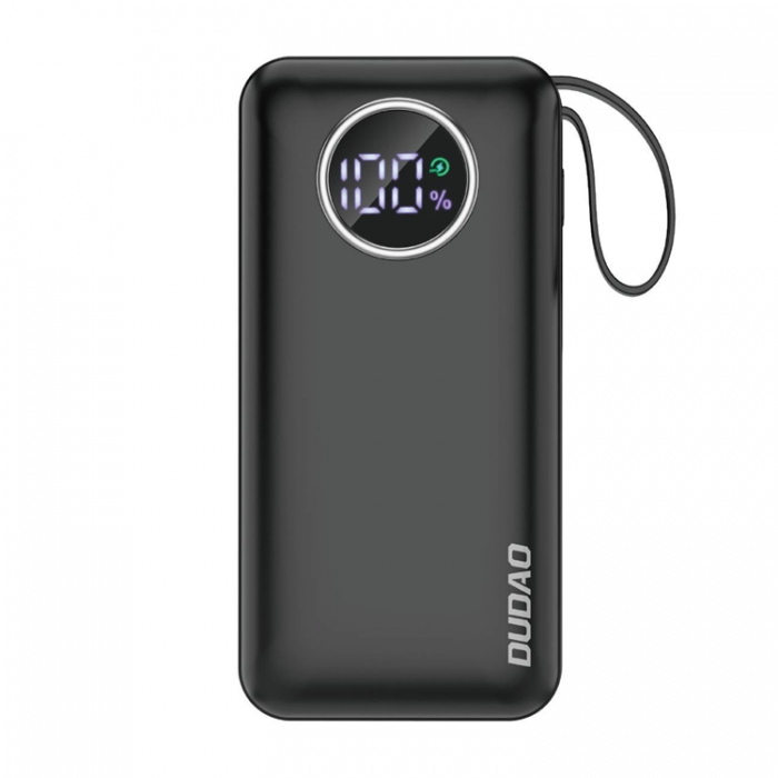 Dudao - Dudao Powerbank 10000mAh USB-A/USB-C 22.5W - Svart