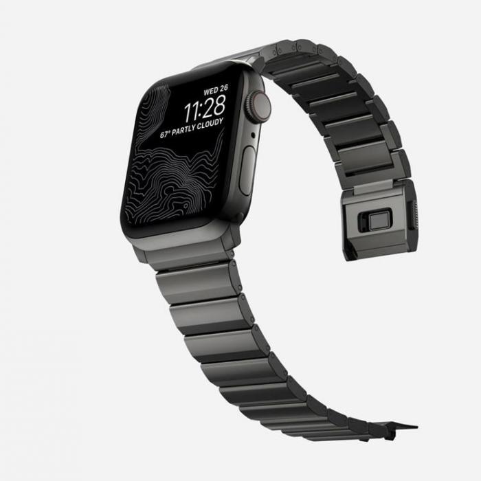 Tech-Protect - Tech-Protect Apple Watch (44/45/46/49mm) Armband Steel - Svart