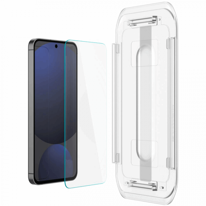 Spigen - [2-Pack] Spigen Galaxy S24 FE Hrdat glas Skrmskydd EZ-Fit