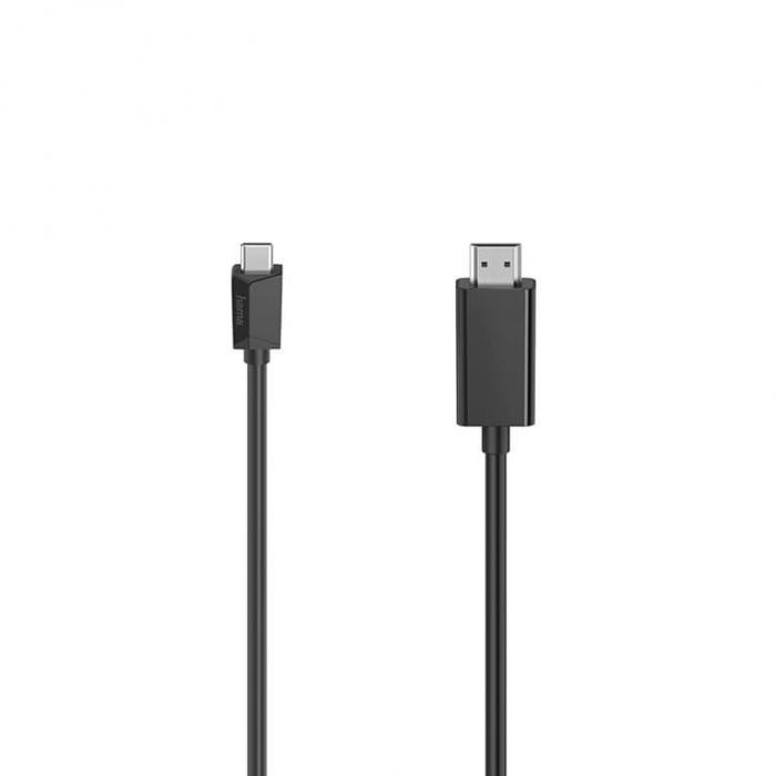 Hama - Hama Kabel USB-C till HDMI Ultra-HD 1.5m - Svart