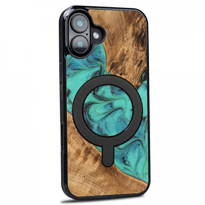 Bewood - Bewood iPhone 16 Plus Mobilskal Magsafe Unique Turquoise