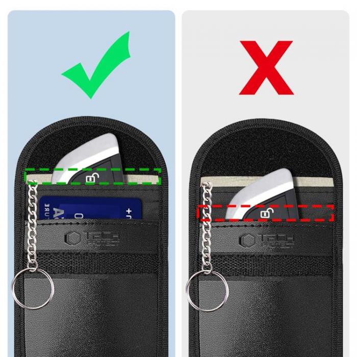 Tech-Protect - Tech-Protect Nyckells RFID Signal Blocker Faraday Skal - Svart