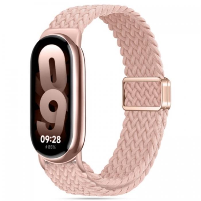 Tech-Protect - Tech-Protect Xiaomi Smart Band 8/9/NFC Armband NylonMag - Dusty Rose