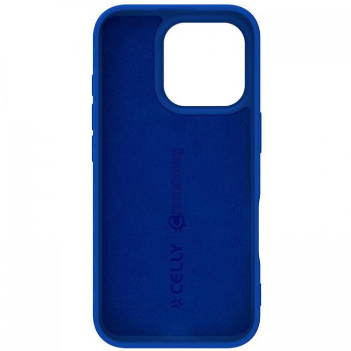 Celly - Celly iPhone 16 Pro Mobilskal MagSafe Soft Rubber - Bl