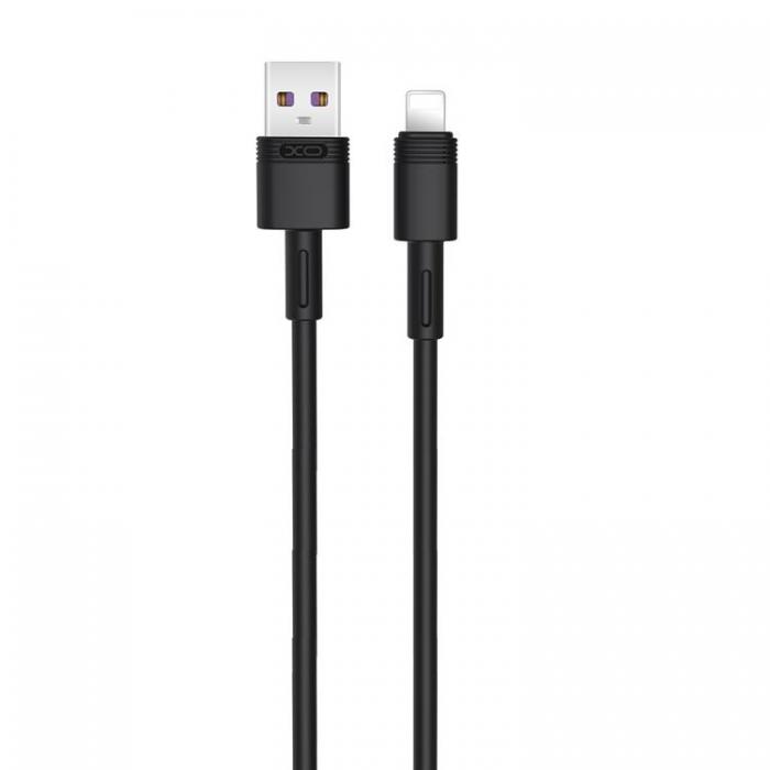 XO - XO USB-A Till Lightning Kabel 1m 5A NB-Q166 - Svart