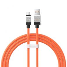 BASEUS - Baseus USB Till USB-C Kabel 100W 1m CoolPlay - Orange