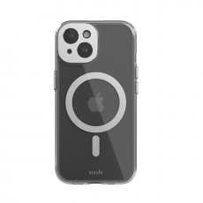 Moshi - Moshi iPhone 15 Mobilskal Magsafe iGlaze - Lunar Silver