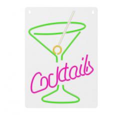 Forever Light - Forever Light LED Neon PLEXI COCKTAILS - Rosa/Grön