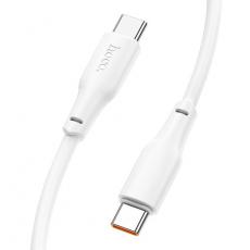 Hoco - Hoco USB-C till USB-C 100W 2m 3A Kabel X93 - Vit