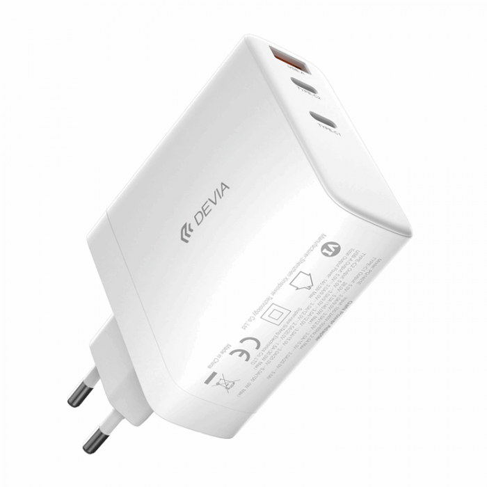 Devia - Devia Extreme Snabbladdare PD 140W 2x USB-C 1x USB Fr Brbara