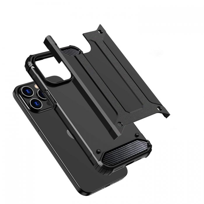 OEM - iPhone 15 Pro Max Mobilskal Hybrid Armor - Svart