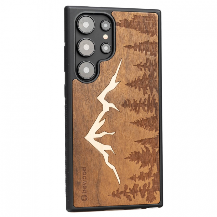 Bewood - Bewood Galaxy S24 Ultra Mobilskal Berg Imbuia