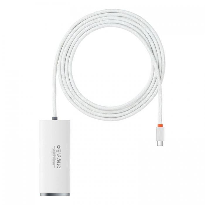 BASEUS - Baseus HUB Typ-C 4x USB Till Typ-C Kabel 2m - Svart