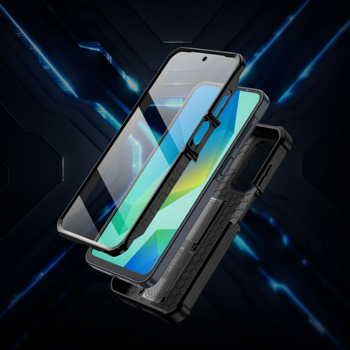 Tech-Protect - Tech-Protect Galaxy A16 4G/5G Mobilskal Kevlar Cam Plus - Svart