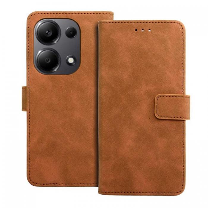 A-One Brand - Xiaomi Redmi Note 13 Pro 4G Plnboksfodral Tender - Brun