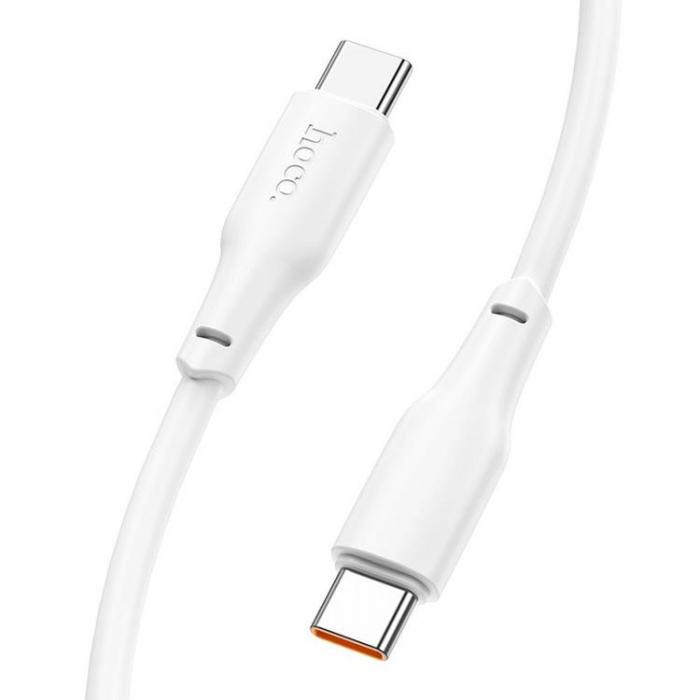 Hoco - Hoco USB-C till USB-C 100W 1m 3A Kabel X93 - Vit