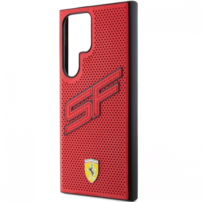 Ferrari - Ferrari Galaxy S24 Ultra Mobilskal Big SF Perforated - Rd