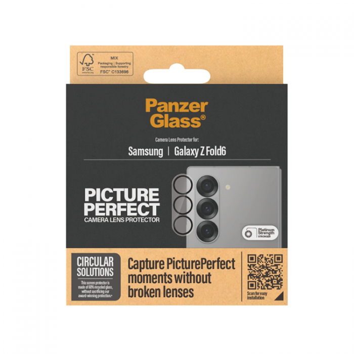 Panzer - PanzerGlass Galaxy Z Fold 6 Kameralinsskydd Hrdat Glas Picture Perfect