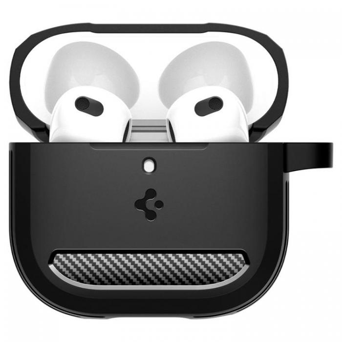 Spigen - Spigen Airpods 4 Skal Rugged Armor - Matte Svart