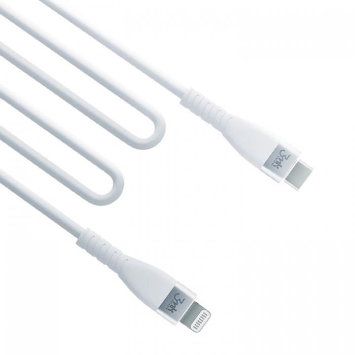 3MK - 3mK USB-C till Lightning kabel 20W 1m HyperSilikon - Vit