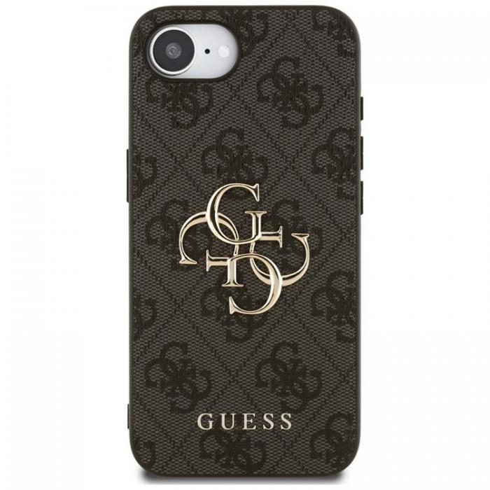 Guess - Guess iPhone 16e Mobilskal 4G Big Logo - Svart