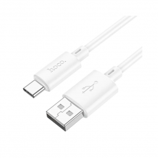 Hoco - Hoco USB-A Till USB-C Kabel 1m - Vit