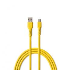 Colorum - Colorum USB-A till USB-C Kabel 1.8m 3A - Gul