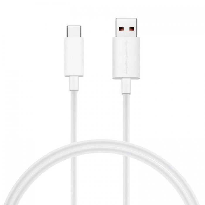 Huawei - HUAWEI USB-A Till USB-C 8A Kabel 1m Bulk - Vit