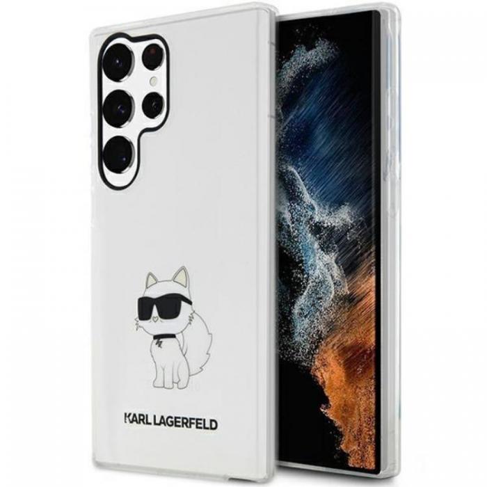 KARL LAGERFELD - Karl Lagerfeld Galaxy S23 Ultra Mobilskal Ikonik Choupette - Clear