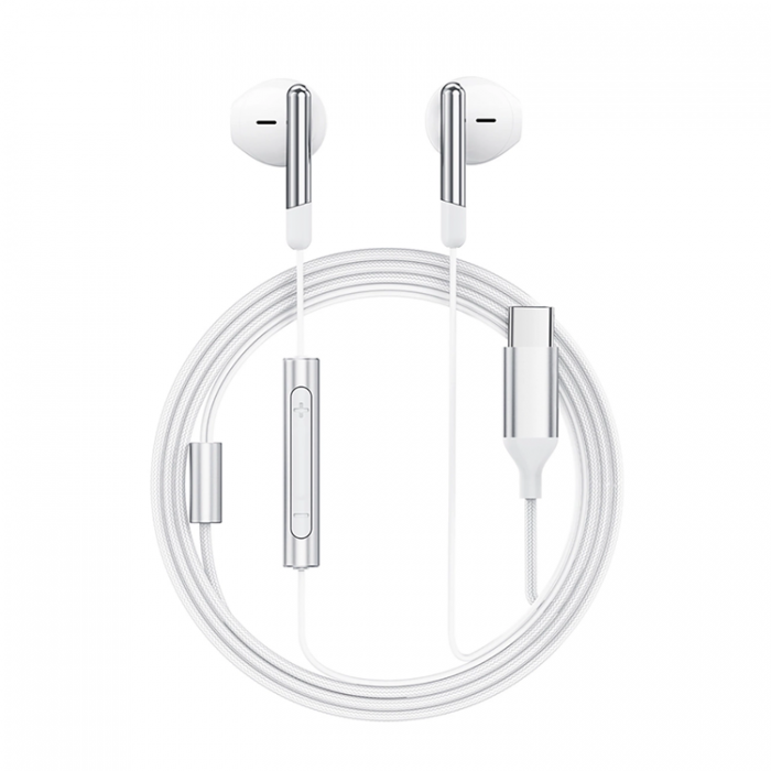 Acefast - Acefast L3 In-Ear USB-C Hrlurar med Mikrofon - Vit