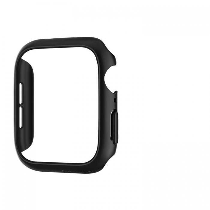 Spigen - Spigen Apple Watch 4/5/6/SE (44mm) Skal Thin Fit - Svart